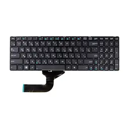Клавіатура ноутбука PowerPlant ASUS A52, K52, X54 (K52ver) чорна, чорний фрейм (KB311699)