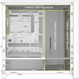 Корпус для ПК Corsair FRAME 4000D RS White (CC-9011313-WW) - мініатюра 7