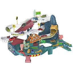 Ігровий набір ZIPP Toys Dino автотрек-серпантин електричний, 6 машинок (5501A)