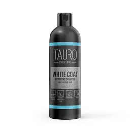 Увлажнюючий шампунь Tauro Pro Line для собак і котів з білою шерстю White Coat Hydrating Shampoo 250 мл
