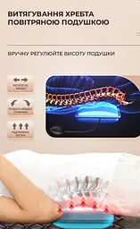 Багатофункціональний масажний матрац 406-G (витягування хребта, гарячий компрес) + пульт - мініатюра 10
