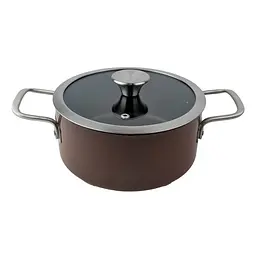 Каструля з кришкою Vitrinor V Nature 2114825 20 см 2.7 л бордова - мініатюра 3