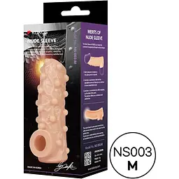 Насадка на член Kokos Nude Sleeve NS 003 M - мініатюра 2