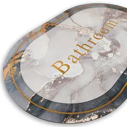 Вологопоглинаючий килимок Sticker Wall мармур Bathroom 40x60CMx3MM (D) SW-00001569
