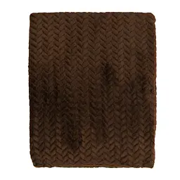 Плед Ardesto Jacquard Braid 200х220 см 100% поліестер коричневий pbe0050429 - мініатюра 3
