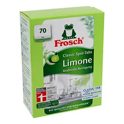 Таблетки Frosch Classic Лимон для миття посуду в посудомийних машинах 70 шт. х 15 г - мініатюра 2