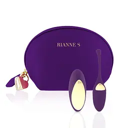 Віброяйце Rianne S Pulsy Playball Deep Purple з пультом ДУ
