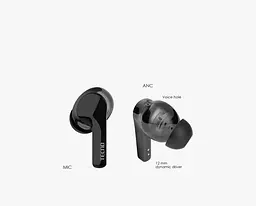 Навушники Tecno Hipods H3 Black (4895180768019) - мініатюра 4