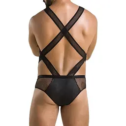 Чоловічий боді Passion 045 Body Victor black L/XL - мініатюра 2