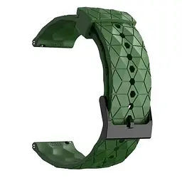 Ремінець Primolux Dimond силіконовий для годинника Huawei Watch GT / GT 2 Pro / GT 2 46 mm - Army Green