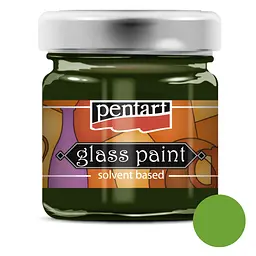 Фарба вітражна Pentart на основі розч. холодної фіксації Резеда 30 мл