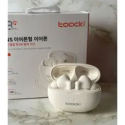 Бездротові навушники Toocki J58 BT 5.3 TWS стерео гарнітура біла - мініатюра 7