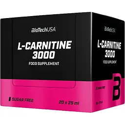 Карнитин BiotechUSA L-Carnitine 3000 Orange 20 шт. х 25 мл