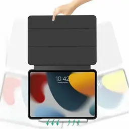 Чохол до планшета BeCover Tri Fold Soft TPU Silicone Apple iPad Pro 13" M4 2024 Black (711750) - мініатюра 2