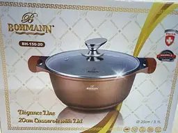 Каструля Bohmann BH 150-28 Brown 28 см 6.3 л - мініатюра 10