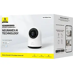 IP-камера відеоспостереження Baseus Security P1 Pro Indoor Camera 3K White EU - мініатюра 2