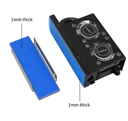 Радіатор для M.2 RGB, Black, вентилятор (2 шт, 3-pin TISHRIC teh0027955 - мініатюра 5