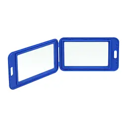 Бейдж Buromax вертикальний, 69 х 111мм, PP+PVC, синій (BM.5414-02) - мініатюра 2