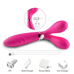 Вібратор Y-Wand Pink - мініатюра 6