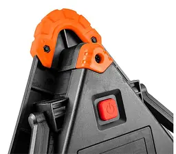 Neo Tools Прожектор на батарейках, трикутний, ААх4, 22x220x45мм , 800лм, 10Вт, 3 функції освітлення, біле/червоне світло - мініатюра 4