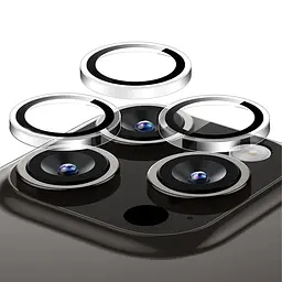 Протиударне захисне скло AR для камери Apple iPhone 15 Pro/15 Pro Max clear , захист лінз від подряпин та ударів, лінзи на камеру з рамкою, ArmorStandart (ARM76286)