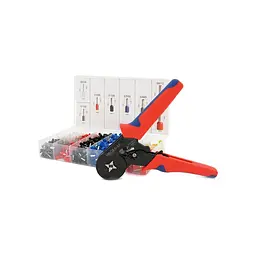 Затиск для клем Voltronic HCS8 6-4A, red + набір кабельних наконечників (HCS8 6-4A+VE800)