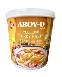 Паста карі Aroy-D жовта 400г
