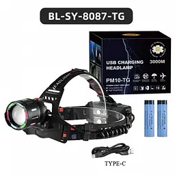 Ліхтар налобний акумуляторний Arexes AR-8087-PM10-TG із флуоресцентним фарбуванням - мініатюра 6