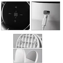 Настільний вентилятор F7 з затискачем 4000mAh White - мініатюра 7
