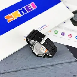 Чоловічий наручний годинник 1502 All Black Skmei acs0030713 - мініатюра 5