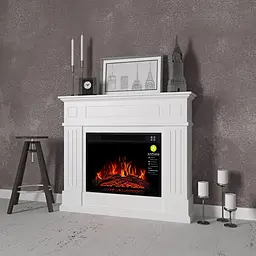 Камінокомплект ArtiFlame LAURITZ AF23S БІЛИЙ Б'ЯНКО (зі звуком) - мініатюра 2