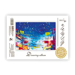 Альбом-склейка для ескізів А4 120г/м2 30л SM-LT Art - мініатюра 2