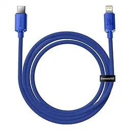 Кабель Baseus Crystal Shine Series USB-C to Lightning 20W 1.2m Blue (CAJY000203) [71412] - мініатюра 2