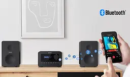 Музичний центр — Hi-Fi мікросистема Sharp XLB514 40W Bluetooth Black - мініатюра 9