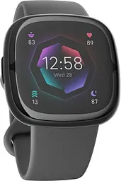 Смарт-годинник Fitbit Sense 2 Shadow Grey/Graphite (FB521BKGB) - мініатюра 2