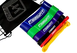 Гумові петлі EasyFit: набір 1-110 кг (6 шт) (EF-1116s) - мініатюра 4