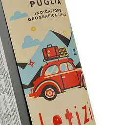 Вино Letizia Sangiovese IGT Puglia червоне напівсолодке 0.75 л - мініатюра 3