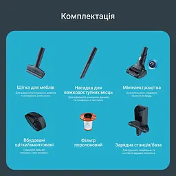 Пилосос Rowenta X-Force Flex 14.80 Auto Animal безпровідний 240 Вт чорно-золотий (RH9B74WO) - мініатюра 6
