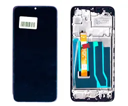 Дисплей Realme 5/C3 чорний + рамка