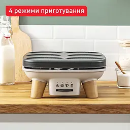 Млинниця Tefal Crepier Gourmet 1100 Вт діаметр 11.5 см та 18.5 см тефлон чорно-срібляста (PY900D12) - мініатюра 14