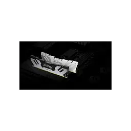 Модуль пам'яті для комп'ютера DDR5 32GB (2x16GB) 8000 MHz Renegade White Kingston Fury (ex.HyperX) (KF580C38RWK2-32) - мініатюра 9