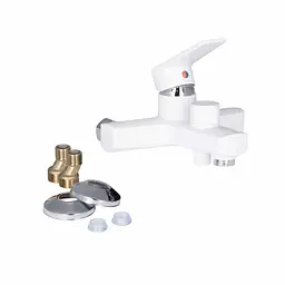 Змішувач для ванни Brinex 35W 006N Білий - мініатюра 4