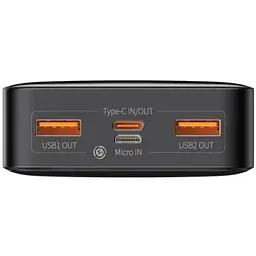 Акумулятор зовнішній Baseus Bipow 20000 мАг 22.5W powerbank PPXD20 чорний - мініатюра 4