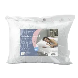 Подушка Ideia Nordic Comfort plus зі стьобаним чохлом на блискавці 60х40 см білий (8000034693) - мініатюра 11
