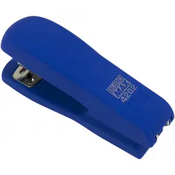 Степлер Buromax 24;26 20 аркушів Rubber Touch синій 4202-02 (12)