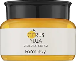 Відновлювальний крем для обличчя з екстрактом юзу FarmStay Citrus Yuja Vitalizing Cream 100 мл - мініатюра 2