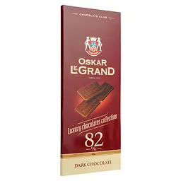 Уцінка. Шоколад Oskar Le Grand чорний 82% 82 г - мініатюра 2