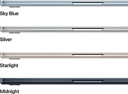 Ноутбук Apple 15.3 MacBook Air / M5/16GB/1TB/UMA/MacOS/Sky Blue (MDVT4UA/A) - мініатюра 8