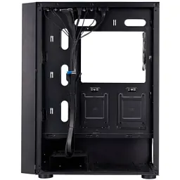 Корпус 1stPlayer Go6-BK-4FS7, Black, без БЖ, Midi Tower, ATX / Micro ATX / Mini ITX, 1xUSB 3.0 / 2xUSB 2.0, макс. CPU - 165 мм / VGA - 320 мм, 4x120 мм RGB, бічна панель із загартованого скла - мініатюра 5