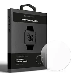 Захисне скло 3D для Samsung Watch 8 44 мм, Supreme Black Icon, прозоре, на весь екран, глянцеве, з олеофобним покриттям, просте встановлення, не залишає слідів, ArmorStandart (ARM88139)